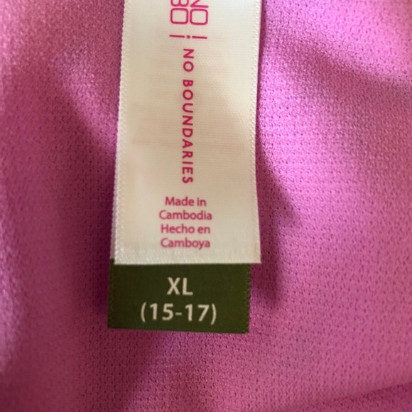 NO BOUNDARIES Womens Tie Dye Swimsuit Size XL  15-17 Removable Light Pads New - Picture 7 of 9